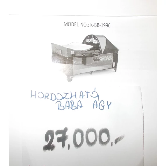 Hordozható baba ágy